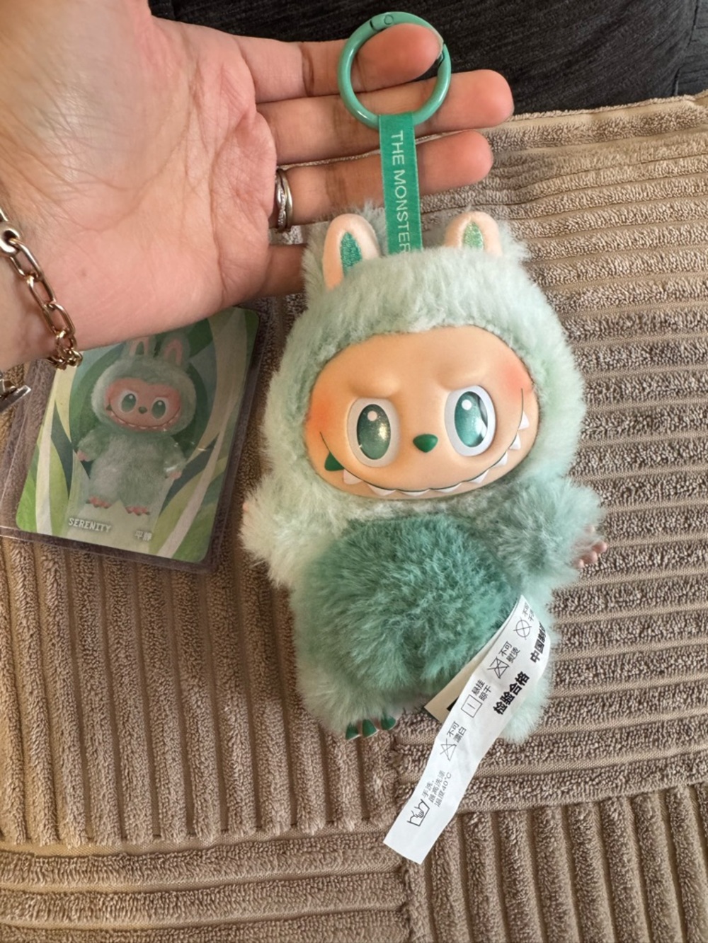 POP MART The Monsters Big Into Energy Vinyl Face Plush Pendant - Serenity